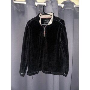 True grit kids black fleece pullover jacket youth large